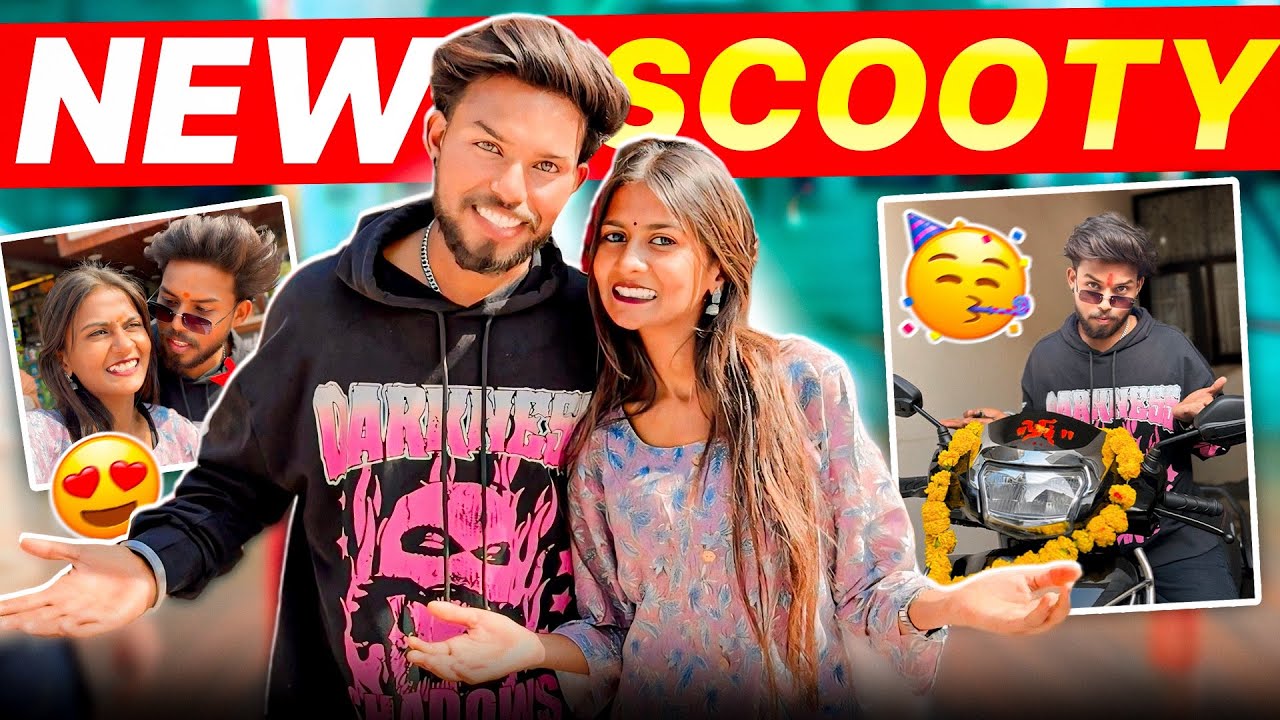 Neha Ki New Scooty🤩❤️ || Scooty pujan Vlog🙏🏻 || 