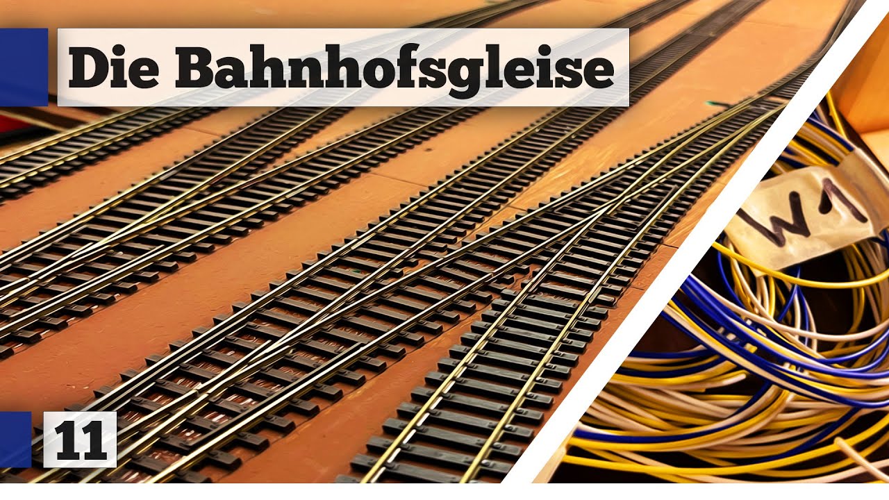 Final wiring and track laying in the station area | Building a H0 model railroad - Part 11
