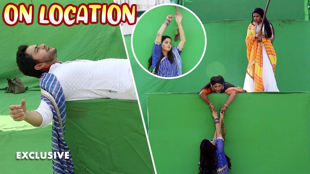 kismat ki lakiro se on location : क्या Shradhha बचा पाएगी KIrti की जान ? | Green Screen Shooting