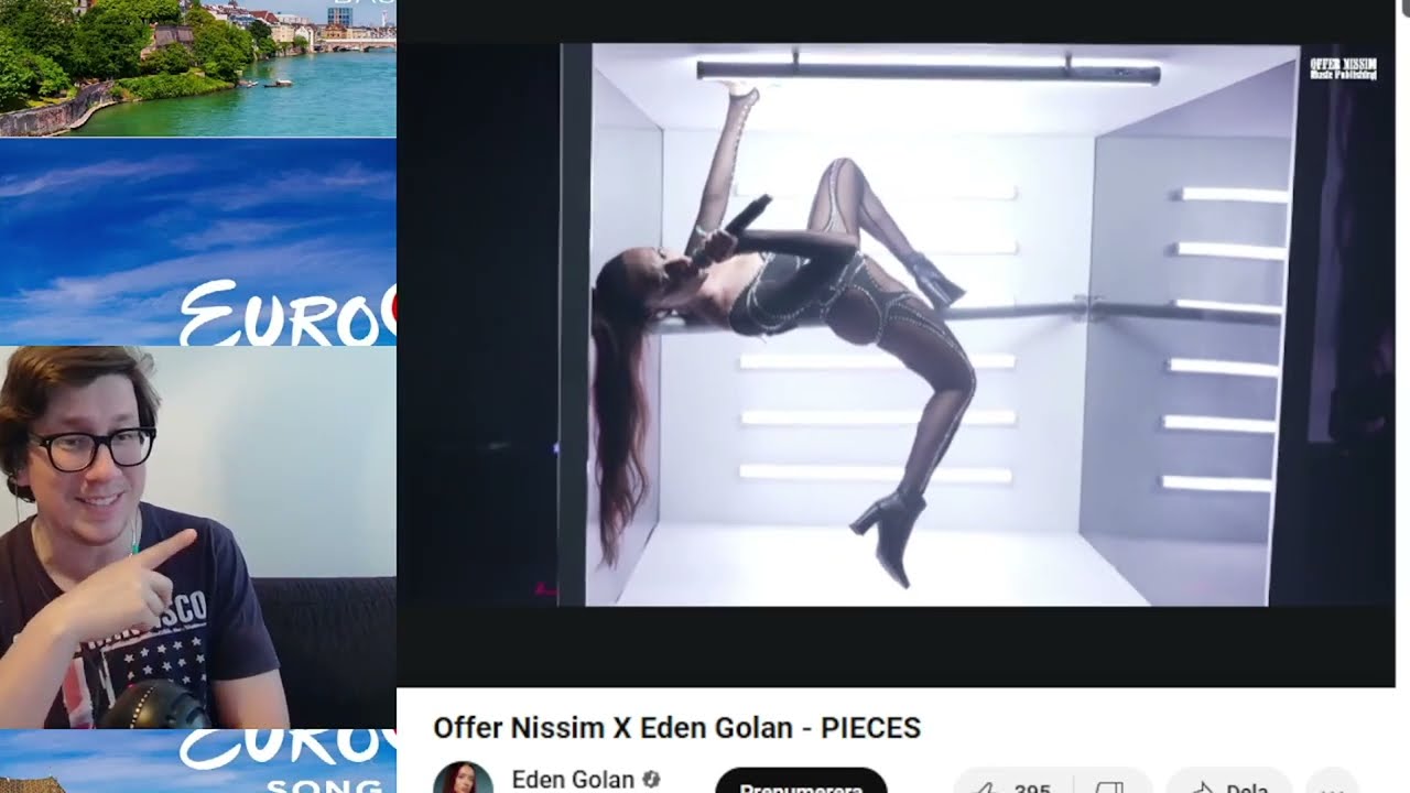 Offer Nissim X Eden Golan - PIECES - LIVE - #reaction #edengolan