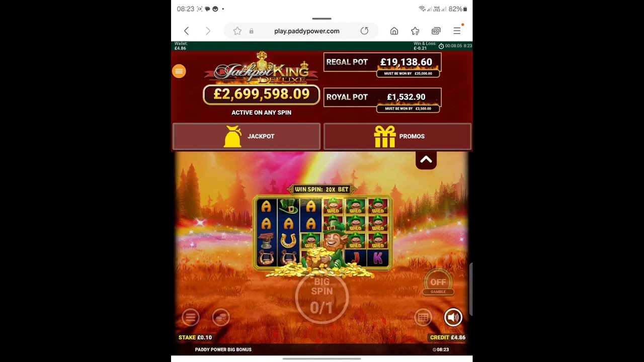paddy power big bonus slot . not bad for 10p