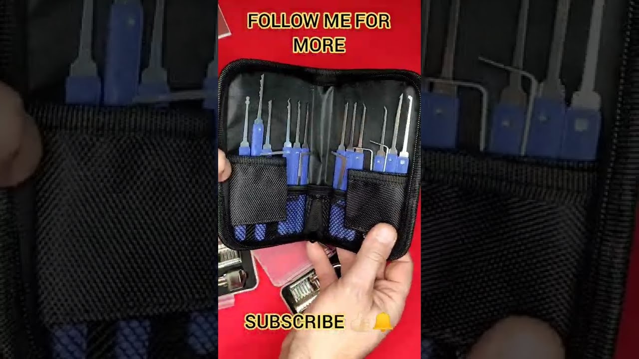 KIT GRIMALDELLI - LOCKPICKING SET #perte #foryou #youtubeshorts #lockpicking #lockpick #shorts