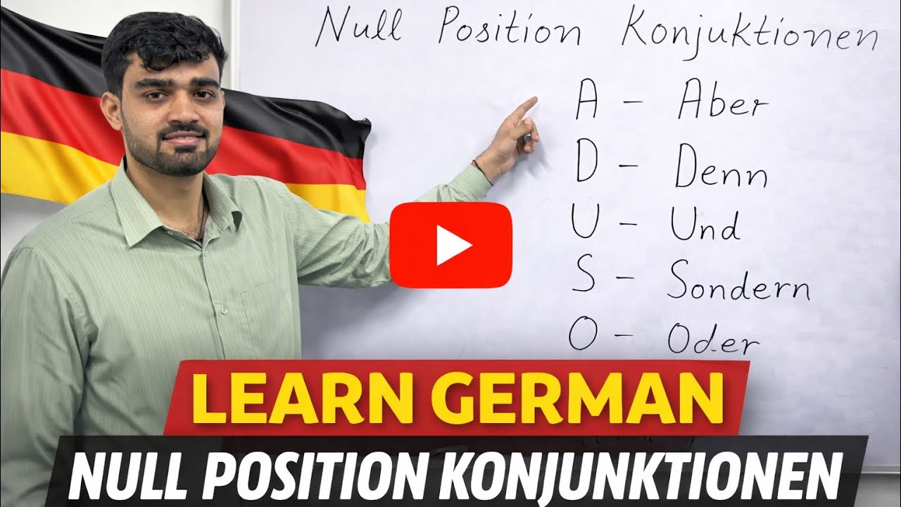A1 German Connectors ( Null Position Konjuktionen   )