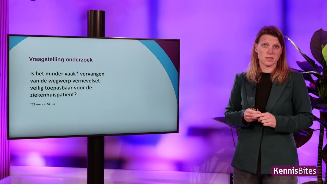 Kennisbite; Verlengd gebruik van wegwerp vernevelsets in het ziekenhuis
