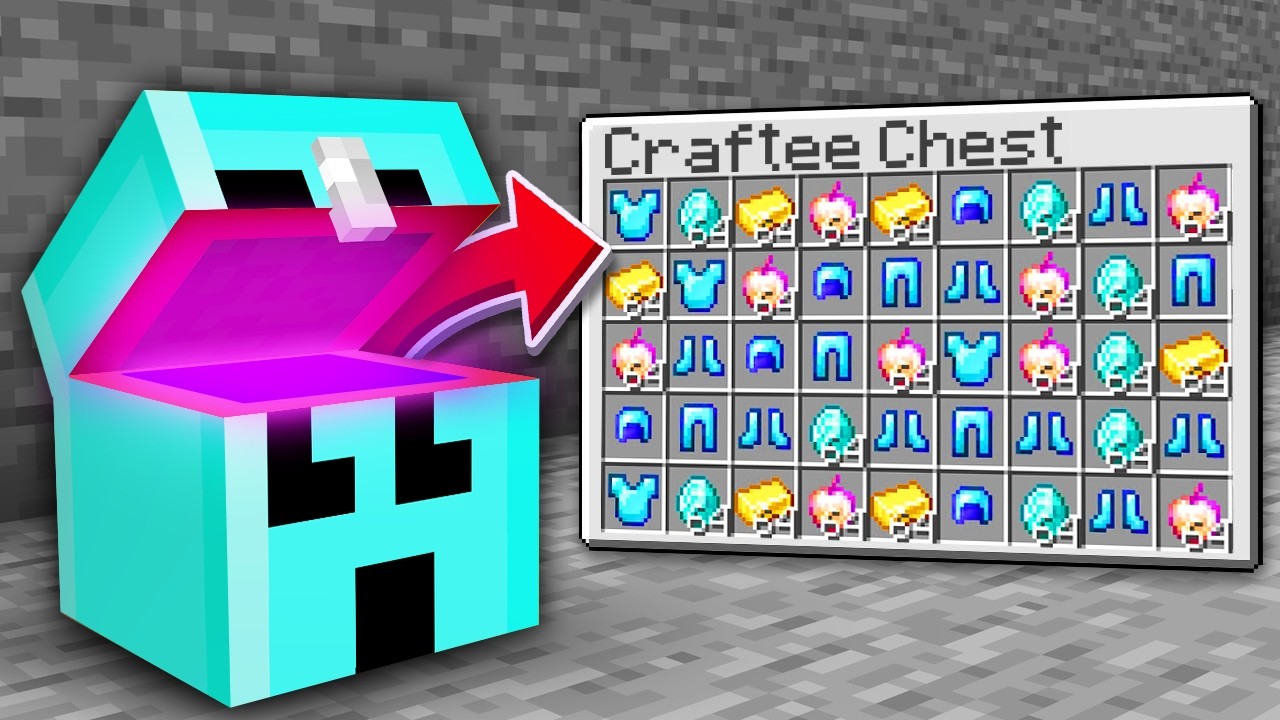 Minecraft, But YouTubers Are Chests..