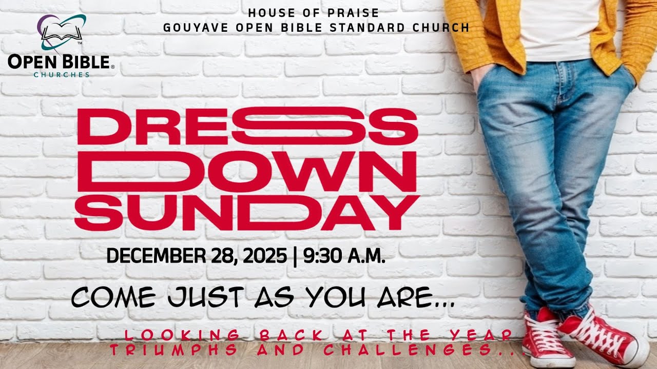 Dress Down Sunday (28th December 2025)