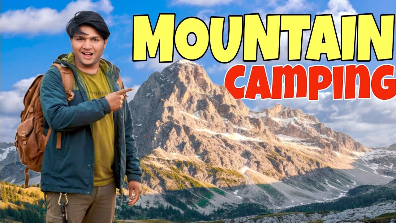 Solo Mountain Night Camping  !! 