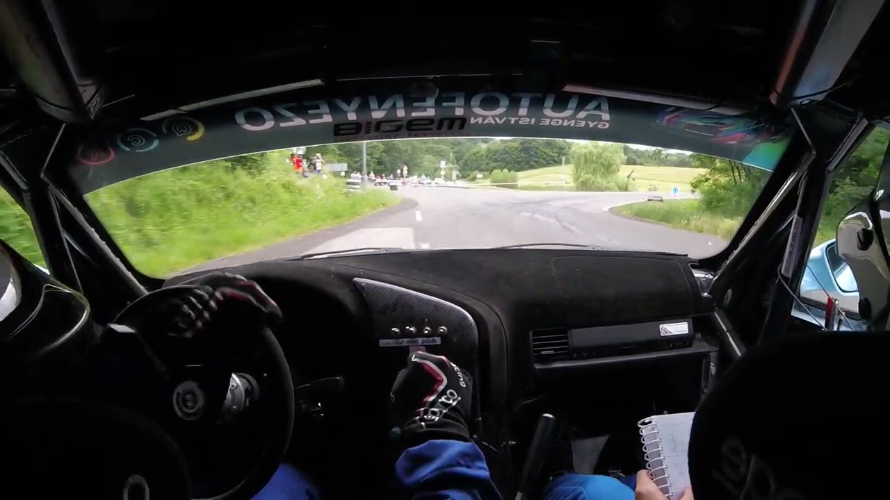 Mecsek Rallye 2023 Szilágyi Patrik - Kiskuti Adrián Gy10 Árpádtető BMW e36 M3 Gulf Racing