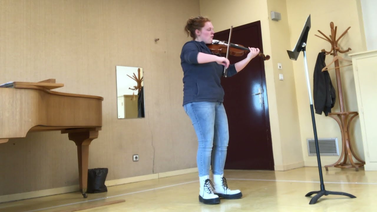 La classe de violon du conservatoire de Dijon