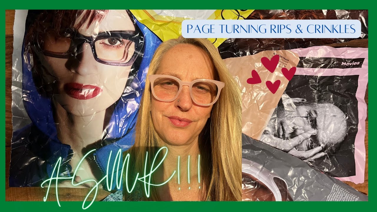 ASMR Page Turning Rips & Crinkles (Non-Verbal)