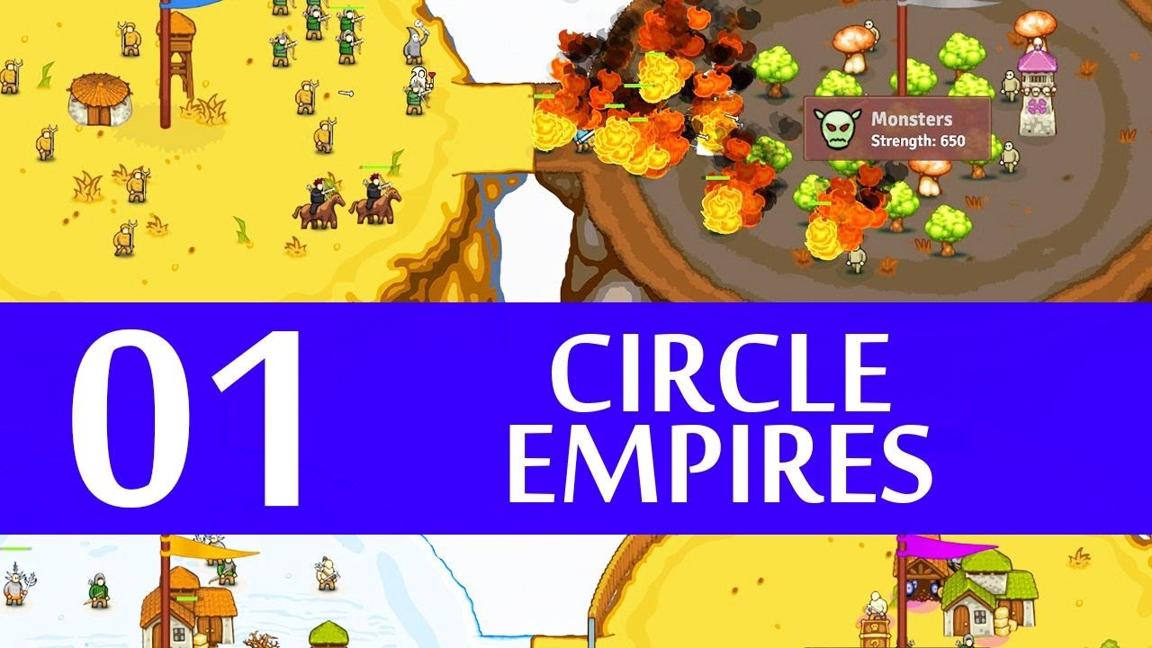 Circle Empires Gameplay Let's Play Part 1 [Steam Version] (FAST PACED STRATEGY)