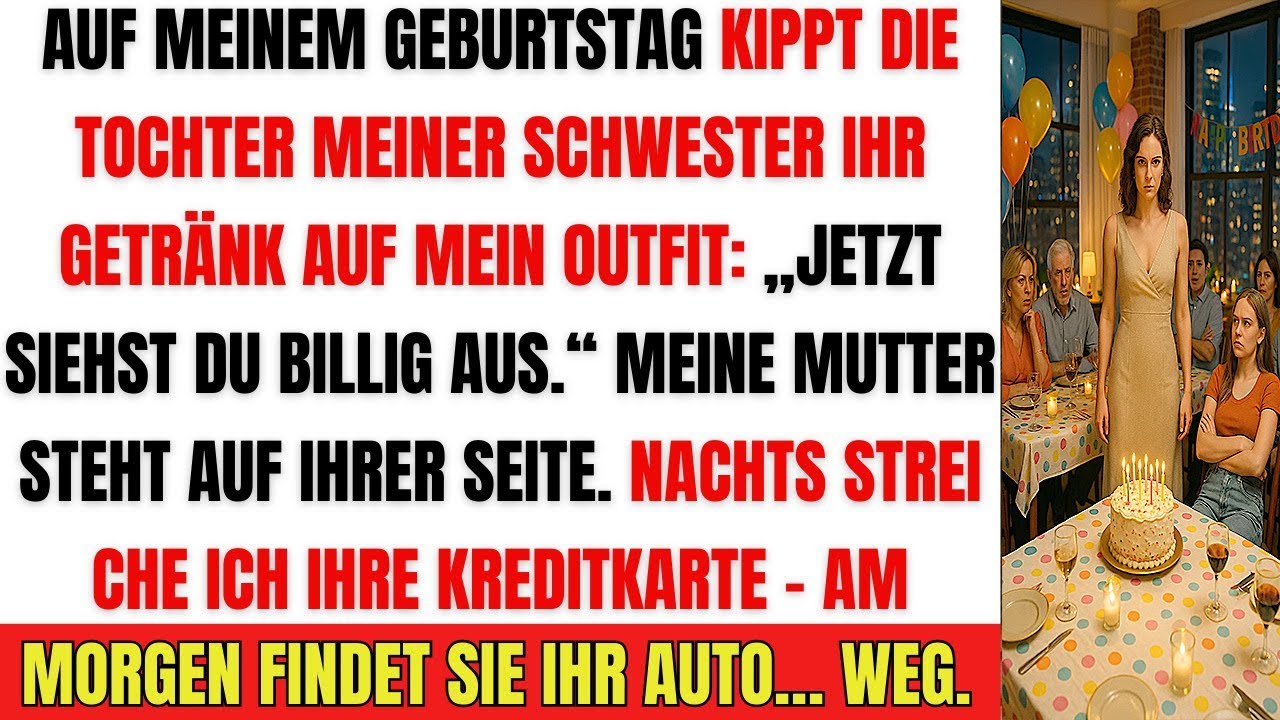 Am Geburtstag machte ihre Nichte mich lächerlich – doch ich rächte mich sofort