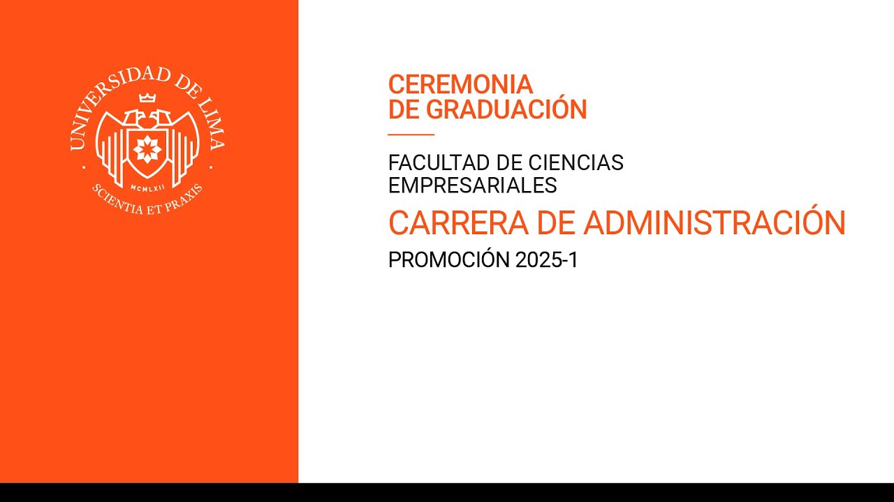 Carrera de Administración 2025-I
