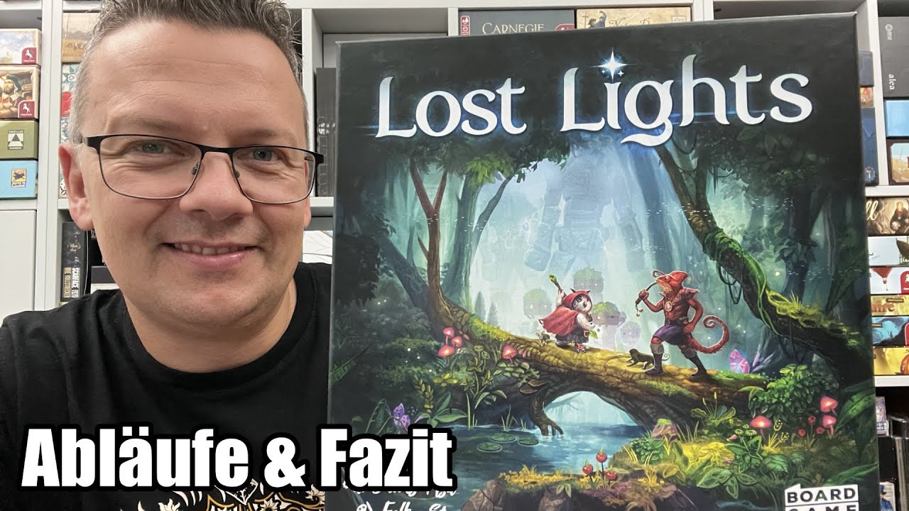 Lost Lights (Baord Game Circus) - nicht nur sch&ouml;n illustrieres 2er Spiel!