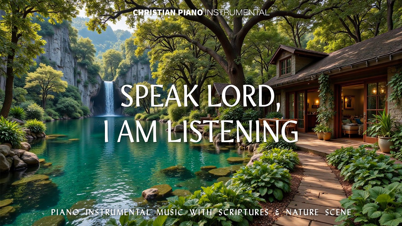 Speak Lord, I Am Listening:Peaceful Spring Worship Piano🌿Inspiring Bible Verses That Touch the Heart