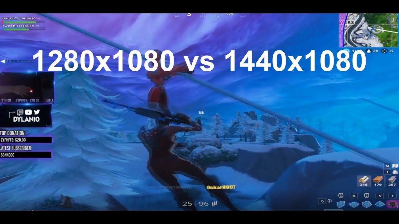 basically why stretched (1280x1080) is the best.. most offensive res.