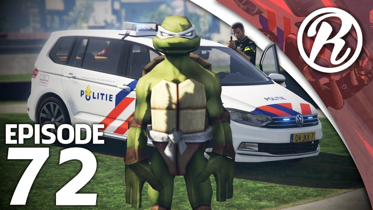 [GTA5] NEDERLANDSE POLITIE VS NINJA TURTLE!! - Royalistiq | Politie en boefje #72
