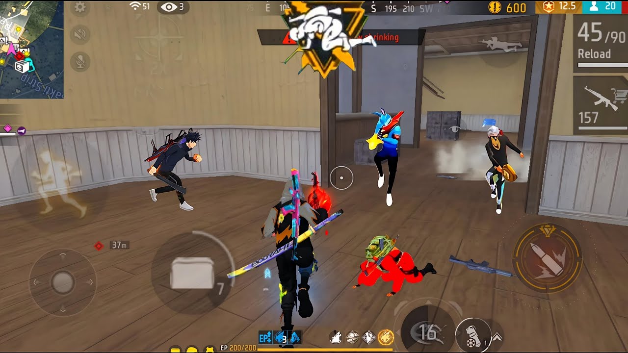DJ Alok Return Event 💪 AK47+MP5 🔥99% Headshot Rate⚡ Solo Vs Squad Full Gameplay |FreeFire