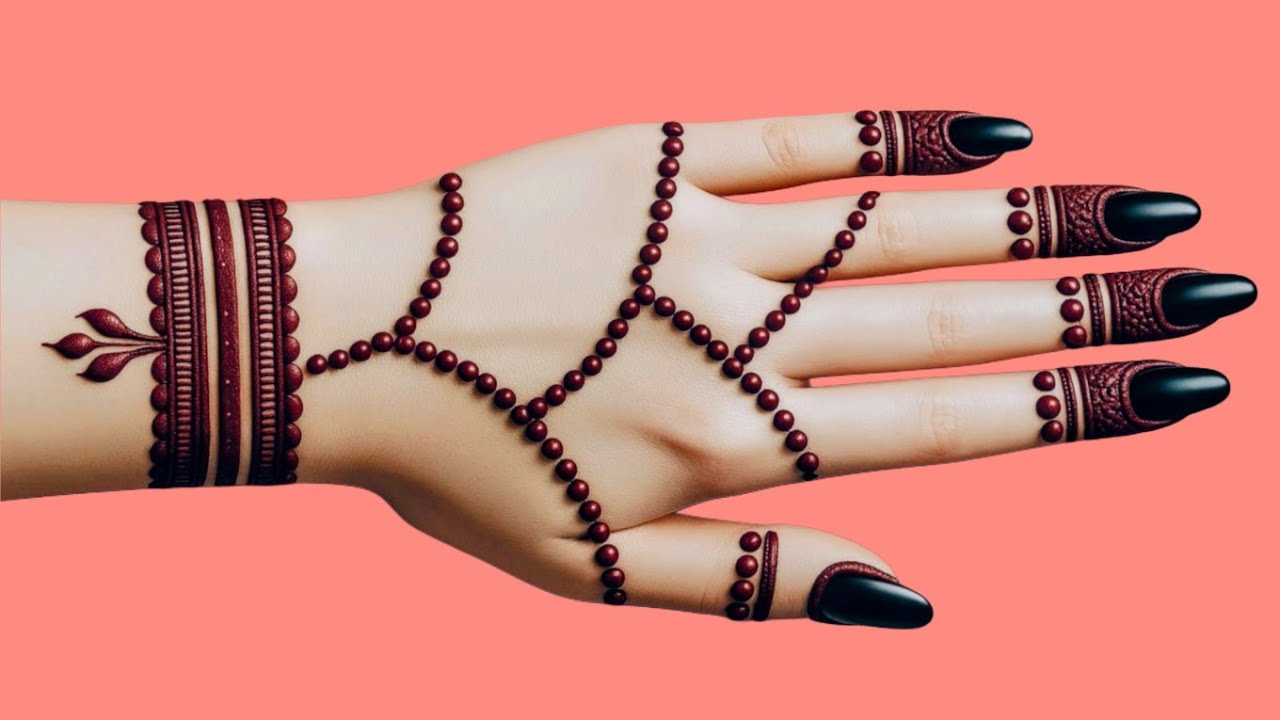 New Easy Dots Mehndi Design | Mehandi Ka Design | Mehndi Designs For Hands | Bridal Mehndi Design 