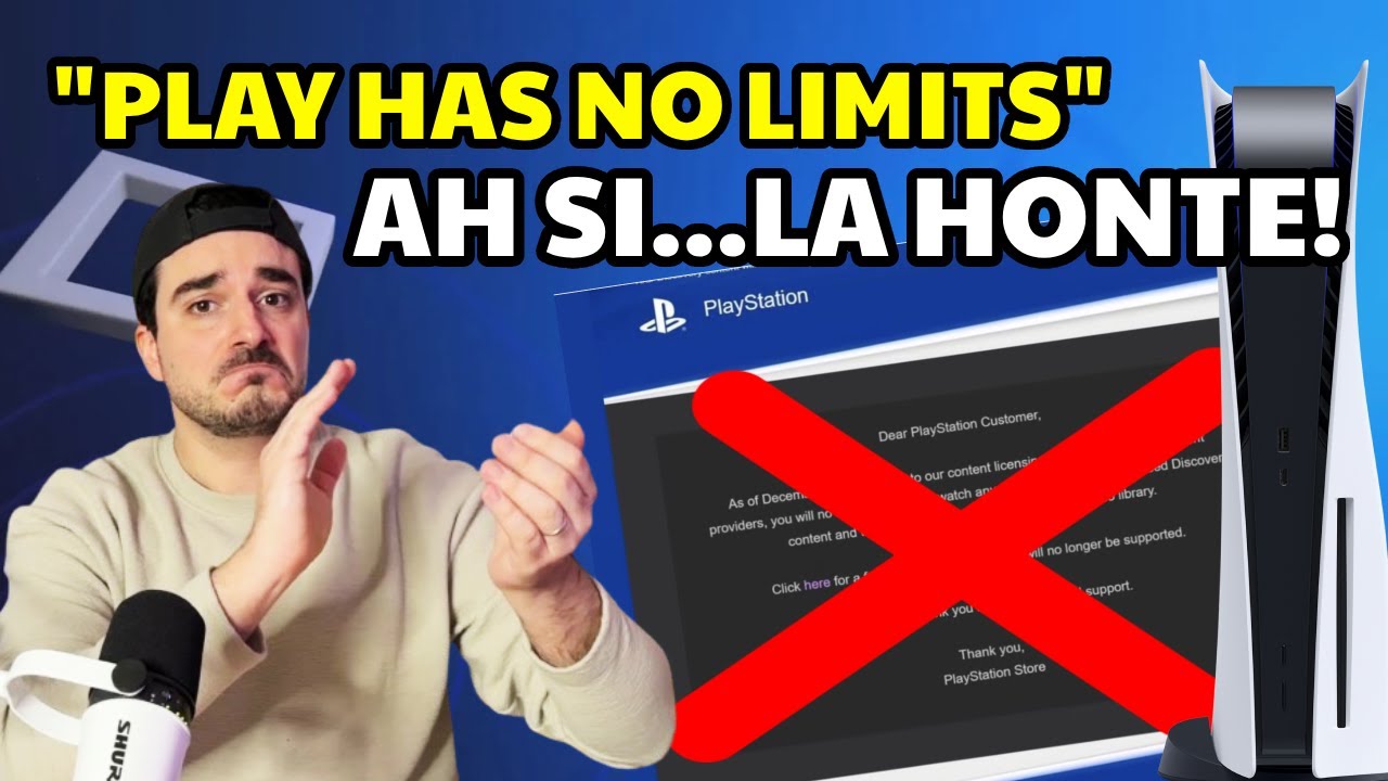 SONY va SUPPRIMER des ACHATS PLAYSTATION en DÉMAT ! HONTEUX !