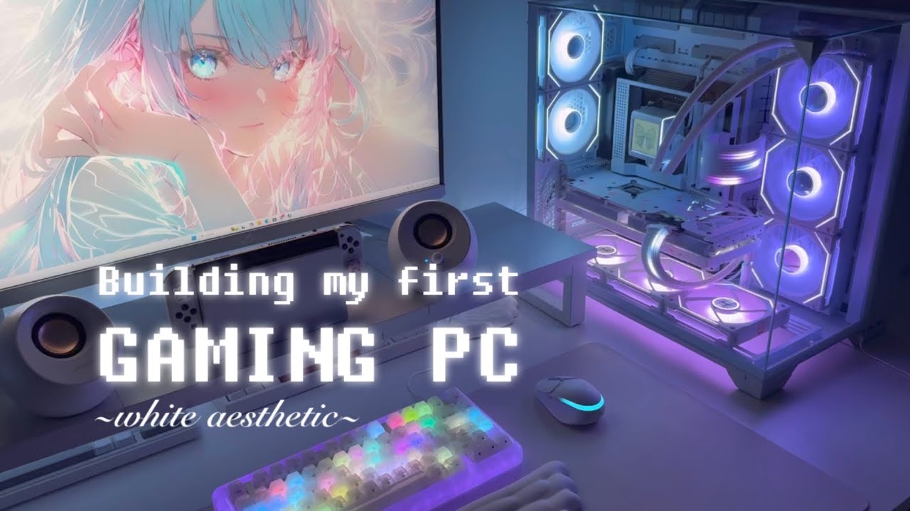 인생 첫 화이트 PC 조립 ˚✧₊⁎ | 리안리 O11 Vision • 헬하운드 사쿠라 RX 7800 XT