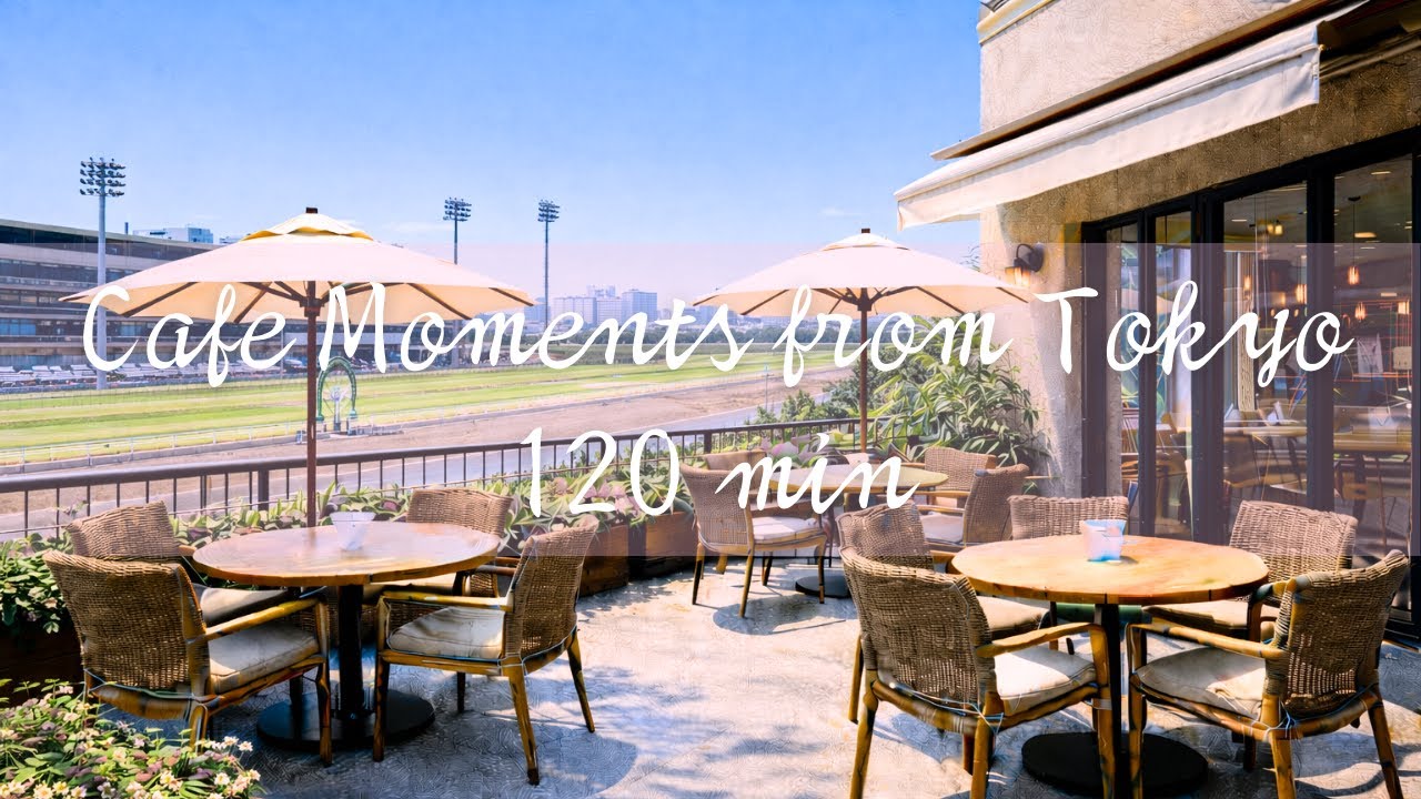 Tokyo Racecourse Terrace Café BGM | 120min Relaxing Piano & Japanese Instruments