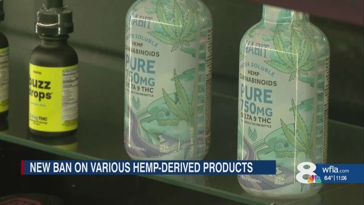 New spending bill to eliminate 95% of hemp products; Tampa Bay businesses fear impact
