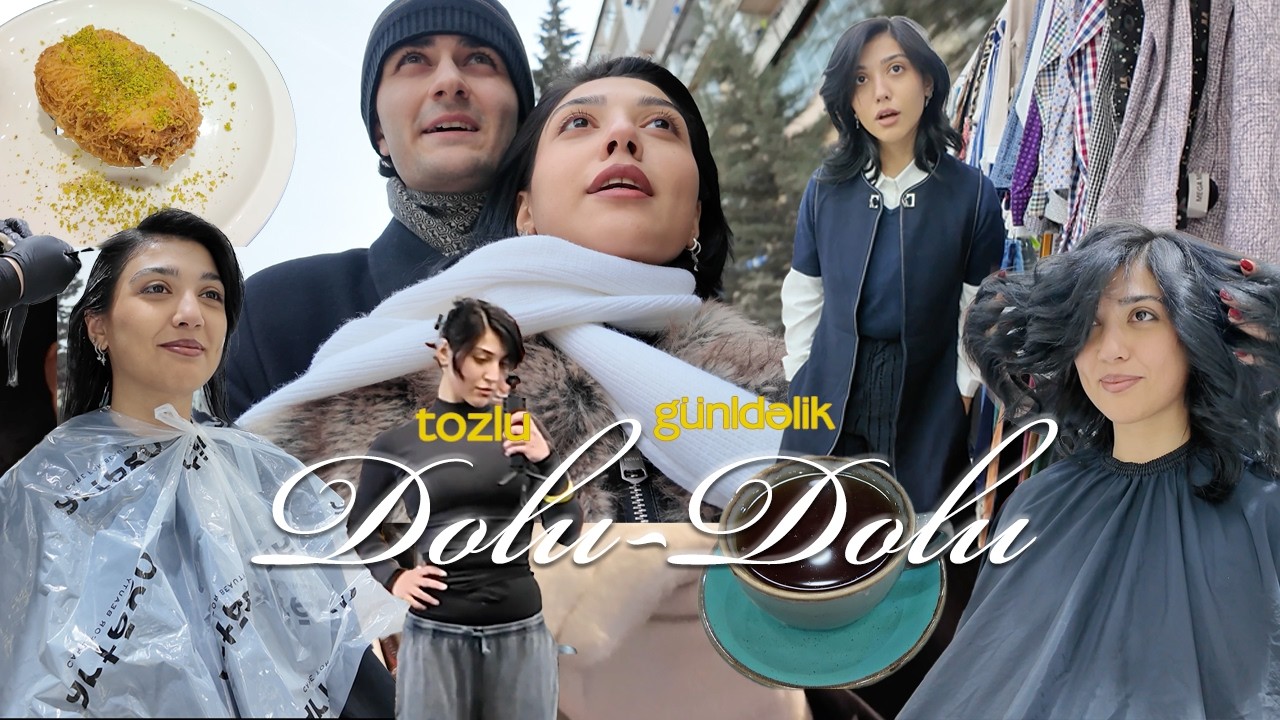 DOLU-DOLU KEÇƏN GÜNLƏRİM 🌀 | Saç Baxımı və Salonda Qeybət 💇🏻‍♀️, Xəngəldən Sonra GYM 🏋🏻‍♀️, Memi 🛍️