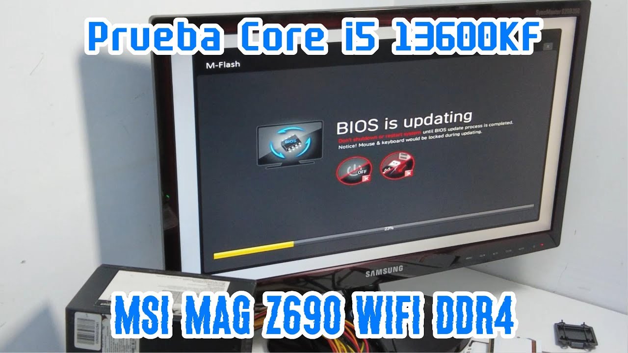 Probamos un Core i5 13600KF en una Motherboard MSI MAG Z690 Tomahawk WIFI DDR4
