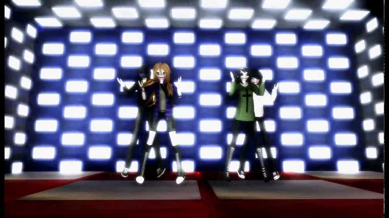 Fatili&Jeff&E.J&Crossy Killer- Pyromania (MMD)