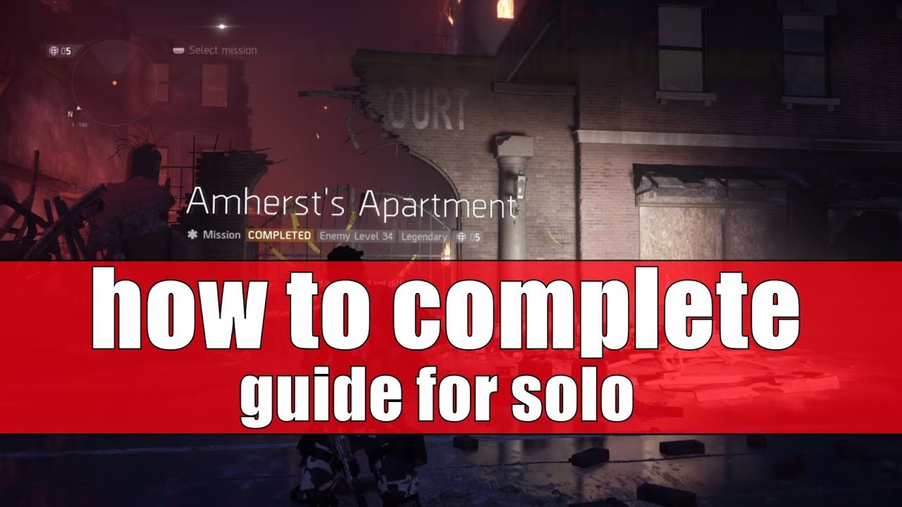The Division 1.8.1 | HOW TO COMPLETE Amherst's Apartment LEGENDARY SOLO | TACTICIAN BUILD GUIDE