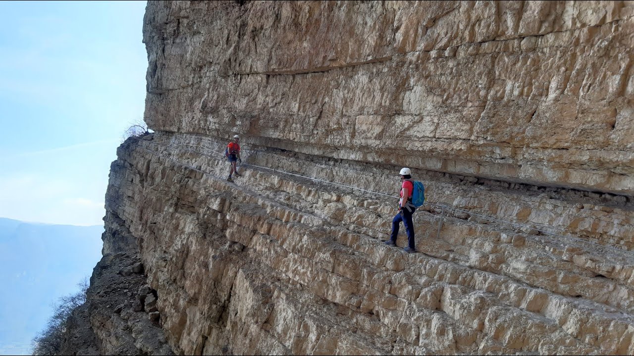 Via ferrata Gerardo Sega April 2022