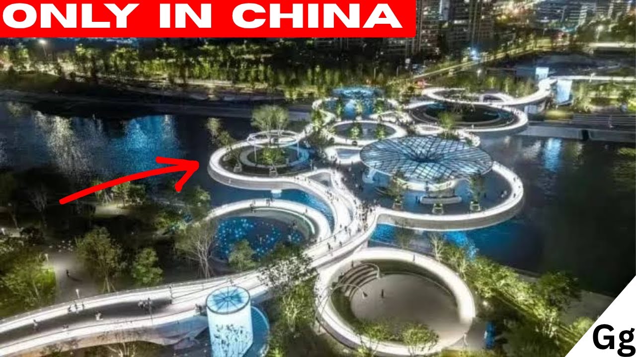 China’s most beautiful pedestrian bridge megaproject!!!