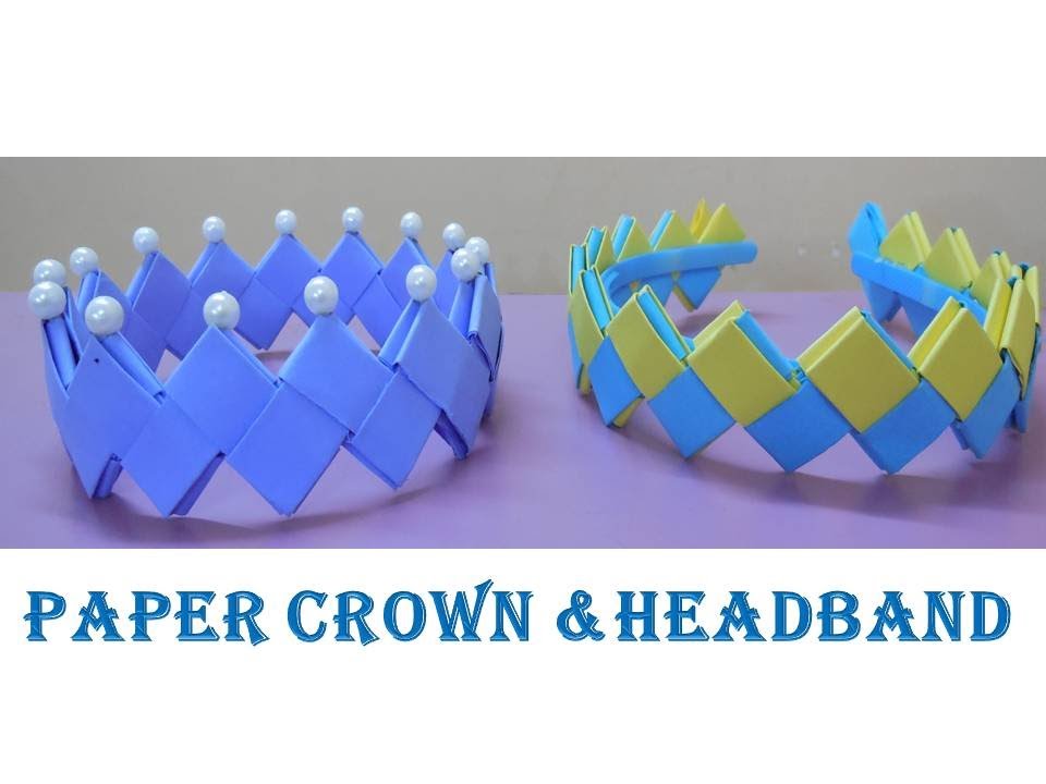 DIY - How to make Crown and Headband from paper