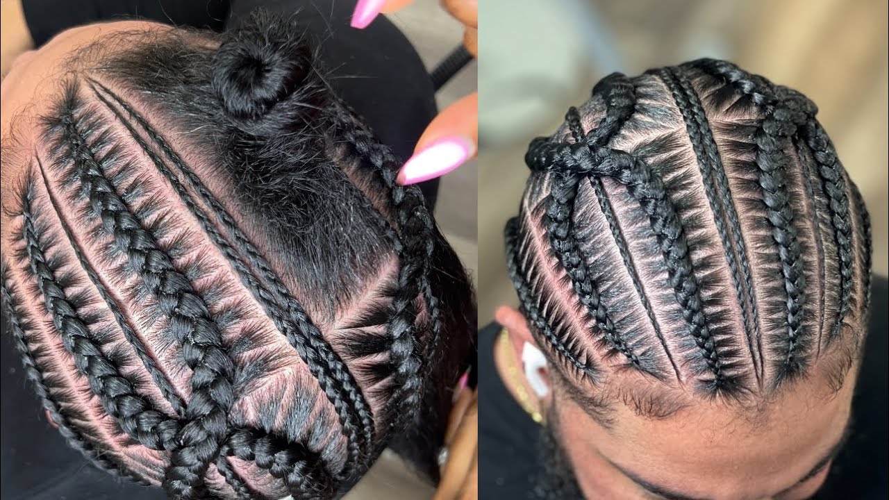 Simple stitch braids design🚨🚨🚨