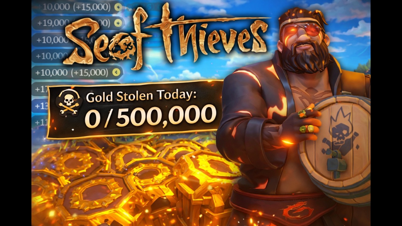 🔴SOT Pirate Legend🔴Gold Gold Hoarder Vault Grind (Solo)🔴GE/EN🔴120/300 Subscriber🔴#part3