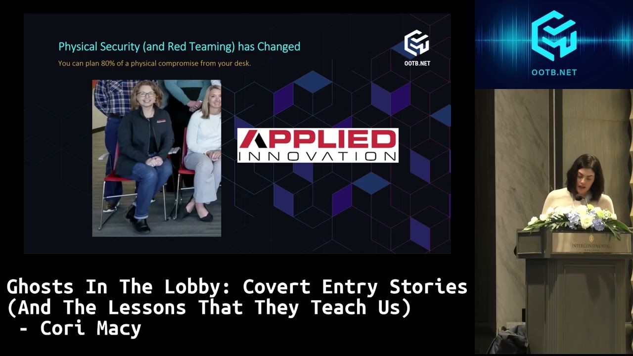 #OOTB2025BKK Covert Entry Stories (And The Lessons That They Teach Us) - Cori Macy