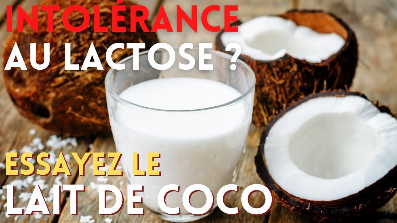 Comment faire du lait de coco, une alternative pour ceux qui soufrent de intol&eacute;rance au lactose