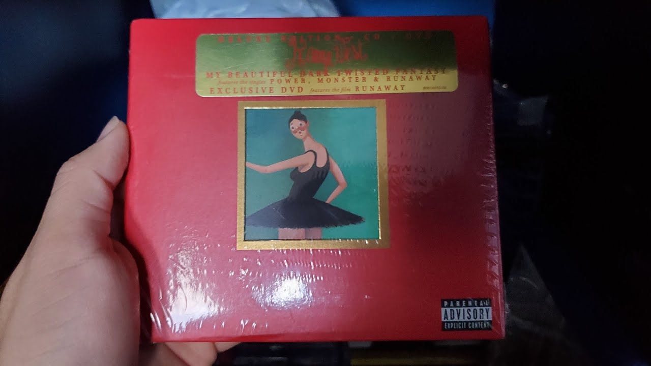 Kanye West - My Beautiful Dark Twisted Fantasy (Deluxe Edition) CD unboxing
