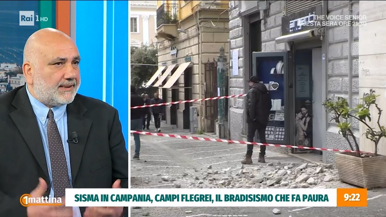 Terremoto Campi Flegrei -  Unomattina 14/03/2025