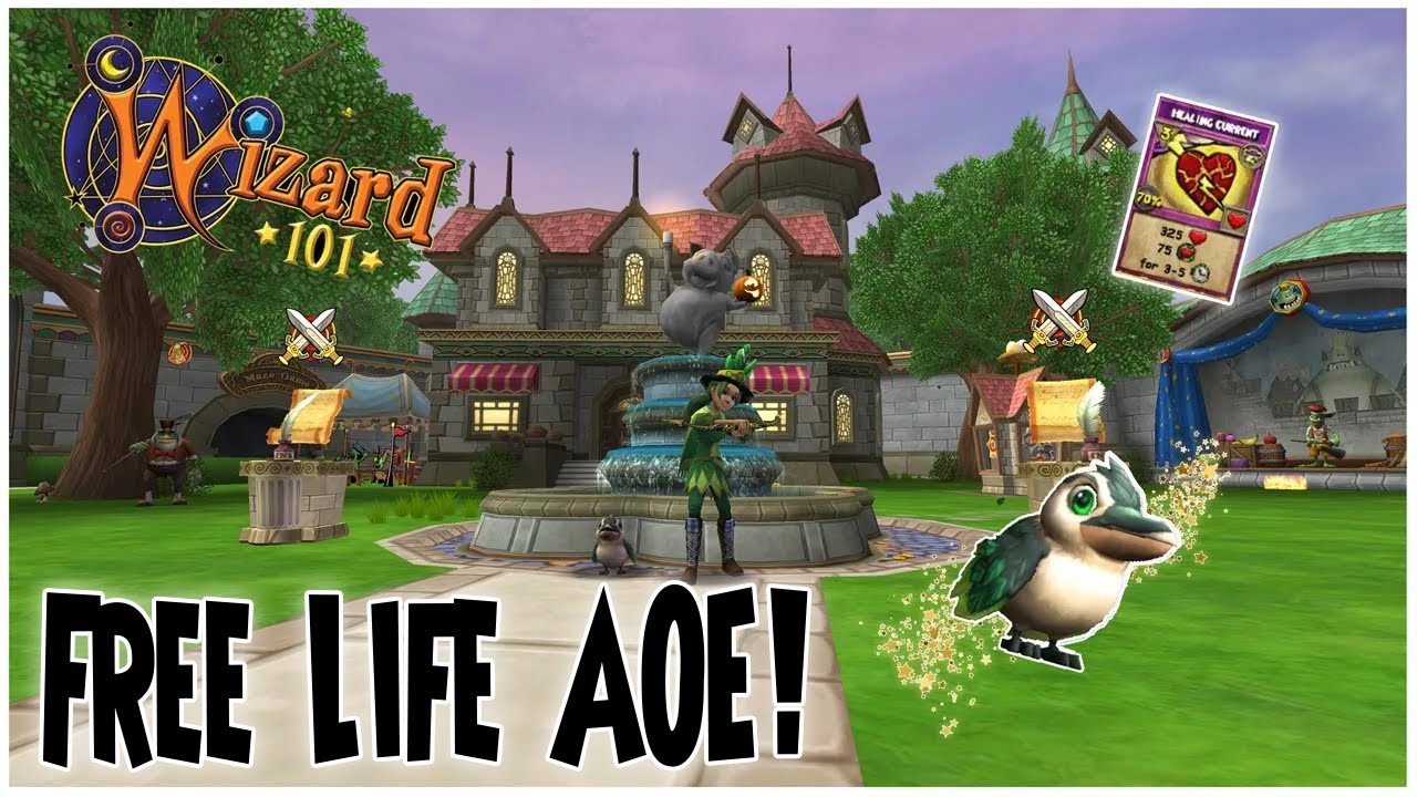100% FREE AOE Life Pet! | Wizard101