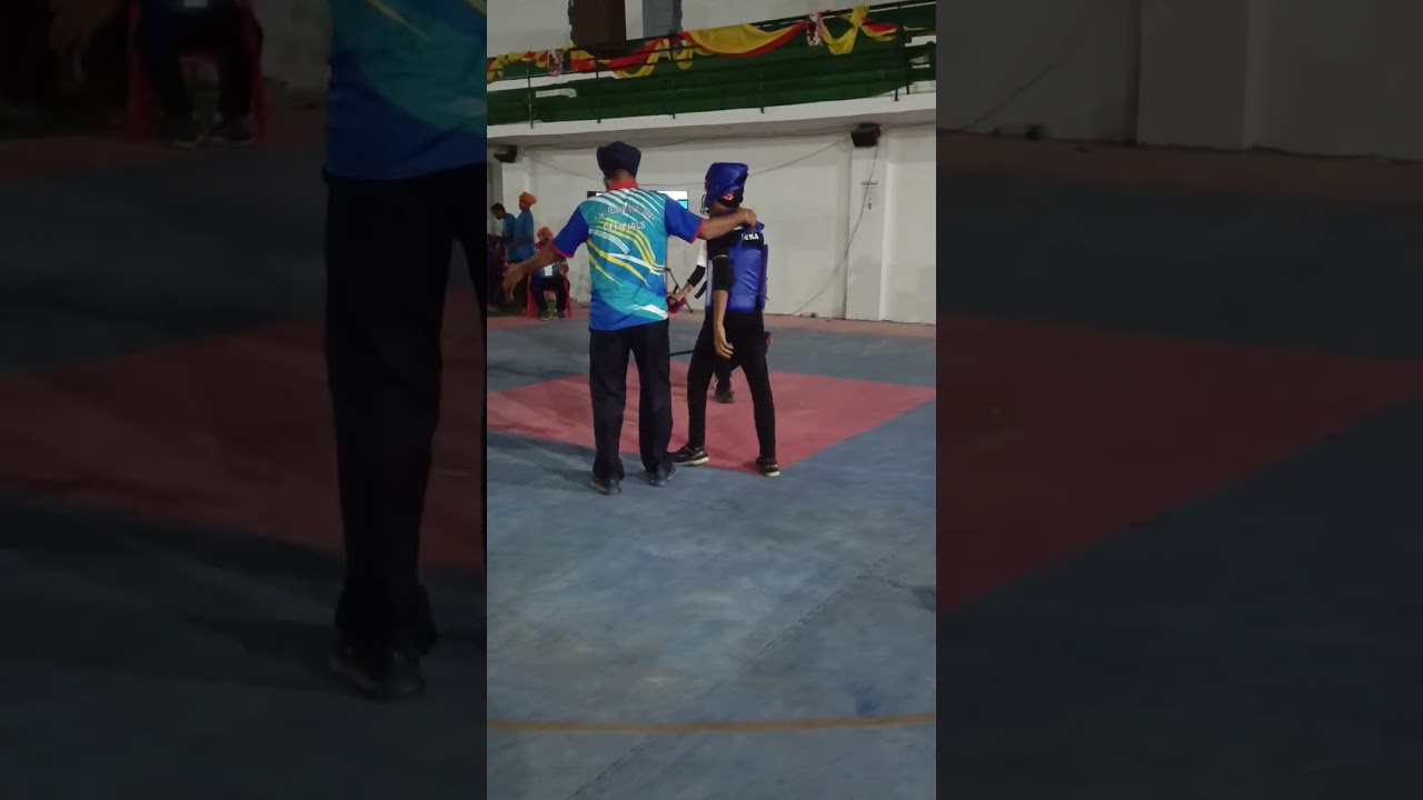 Blue 🔵 shashank vs madhya pradesh at National championship held at Punjab 