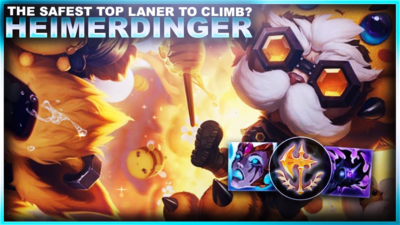 THE SAFEST TOP LANER TO CLIMB? HEIMERDINGER! | League of Legends