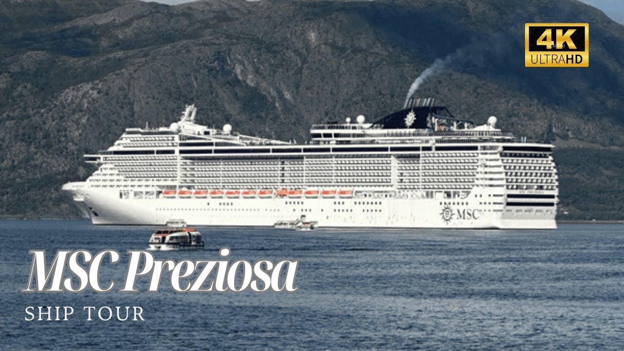 MSC Preziosa 4K 2023 full ship tour