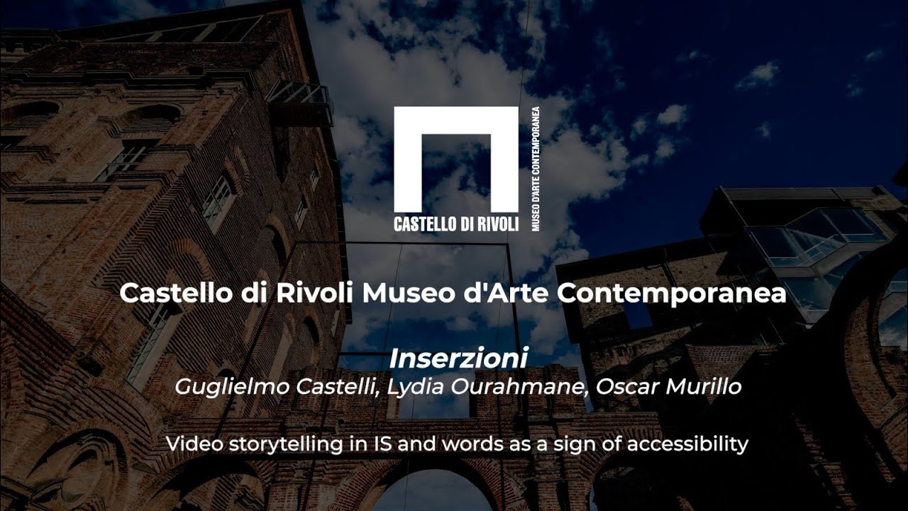 Video Storytelling in IS and words. Castello di Rivoli, Inserzioni exhibition