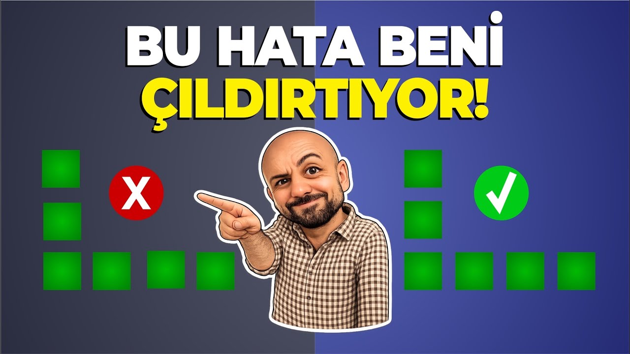 Bu Hizalama Hatası Tasarımını Amatör Gösteriyor | CorelDRAW'da Ustalaş #3