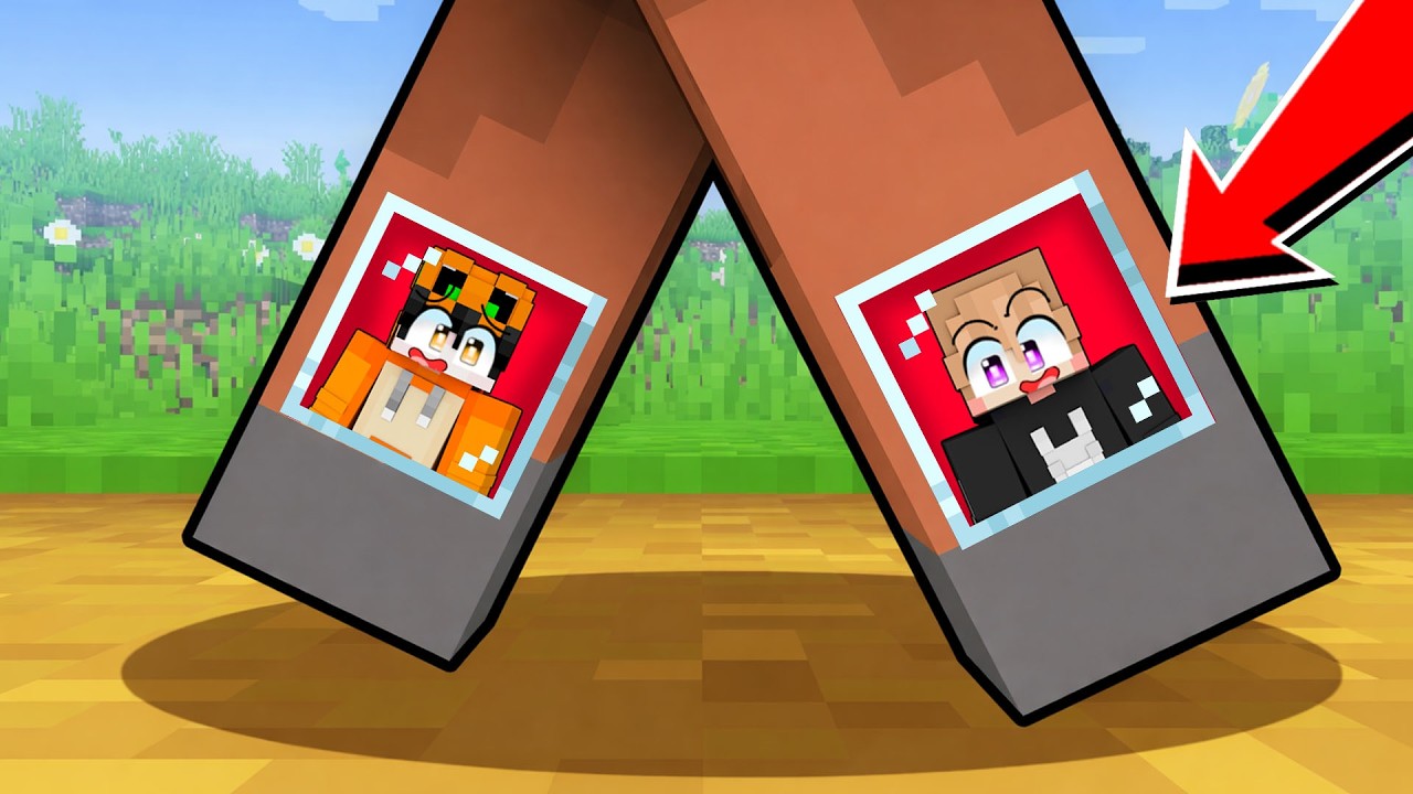 KITA TERJEBAK DI DALAM KAKI VILLAGER DI MINECRAFT!!