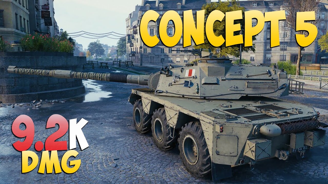 Concept 5 - 6 Kills 9.2K DMG - Мягкий! - Мир Танков