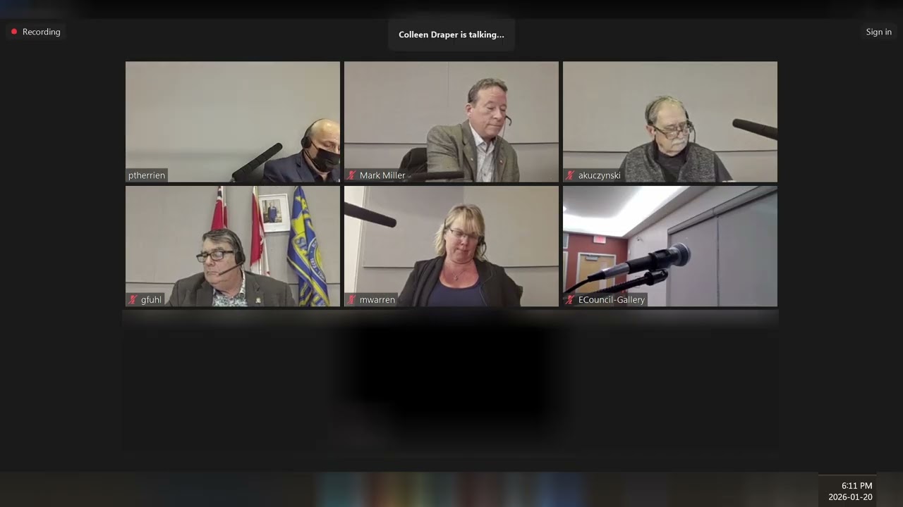 RM of Springfield Council Meeting January 20, 2026 (Zoom Footage)-RM of Springfield opts out WMR/CPR