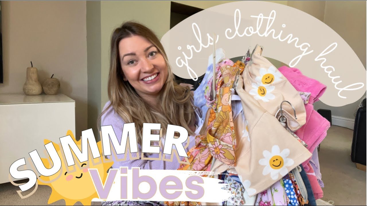 KIDS SUMMER CLOTHING HAUL | Primark, next, F&F, George Asda | cute floral pastel prints
